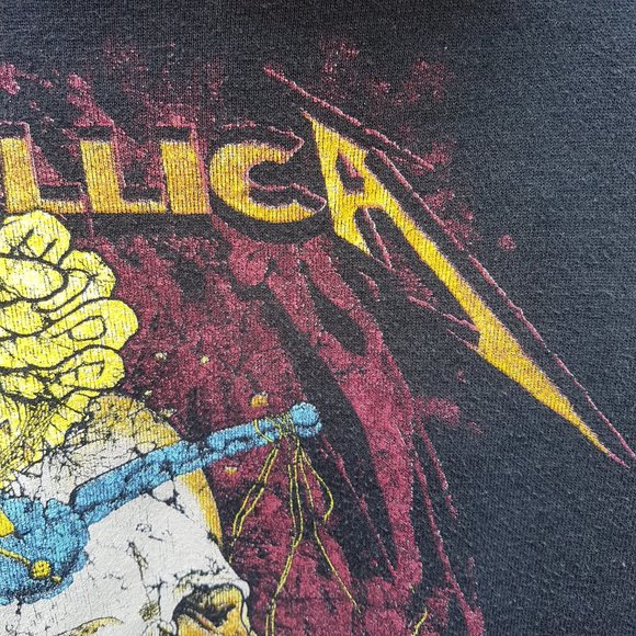 Vintage Hoodie METALLICA Harvestor of Sorrows Infinity Designer Black Size XXL - Picture 14 of 16